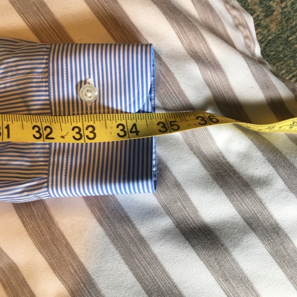 Proper Cloth men’s pinstriped shirt. 16/34 - Picture 6 of 7